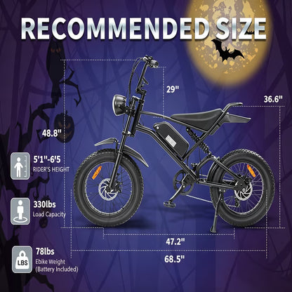 LAMBO EB-V2 Electric Bike 48V 1000W