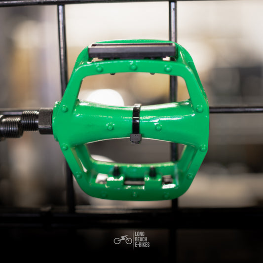 Bike Pedals Alloy Green