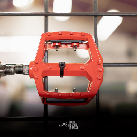 Bike Pedals Alloy Red
