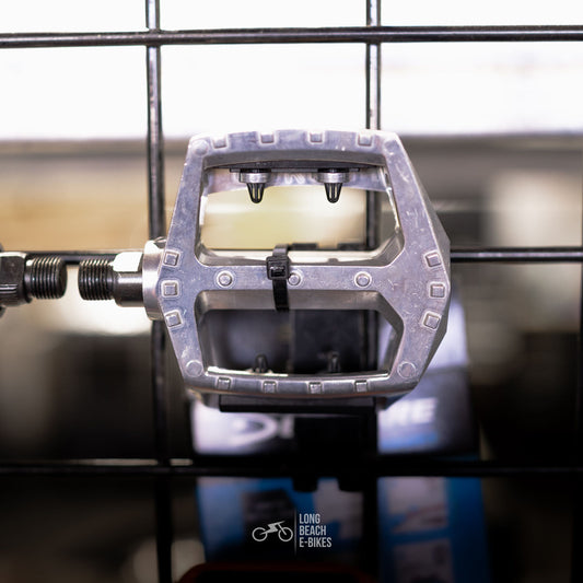 Bike Pedals Alloy Chrome
