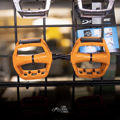Bike Pedals Alloy Orange