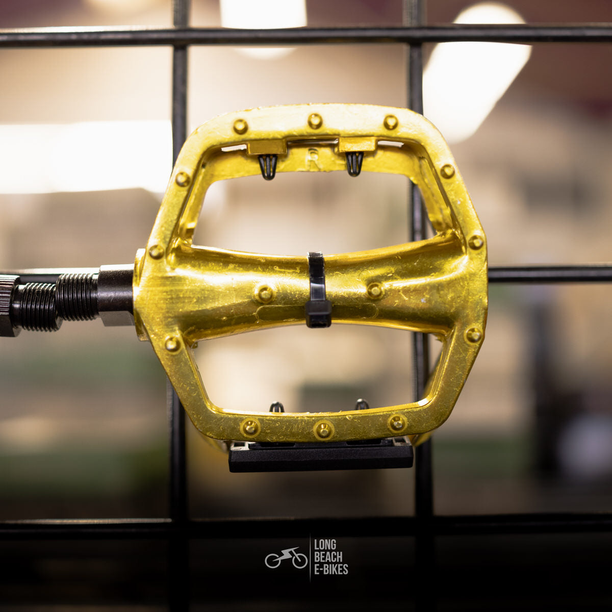 Bike Pedals Alloy Gold – LONG BEACH EBIKES
