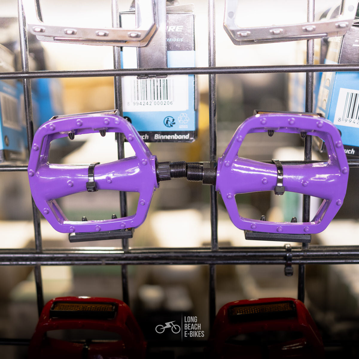 Bike Pedals Alloy Purple
