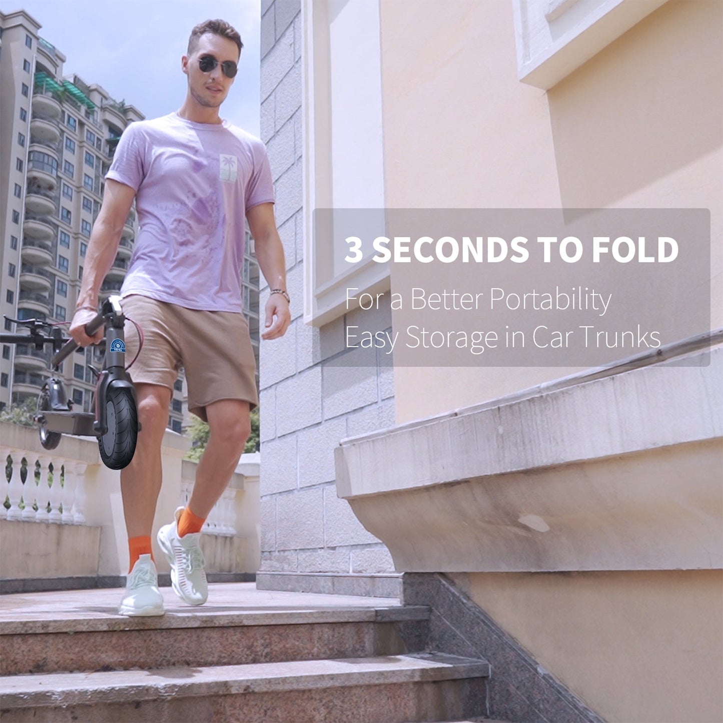 Hiboy S2 Pro Electric Scooter For Commuting with Cable Lock