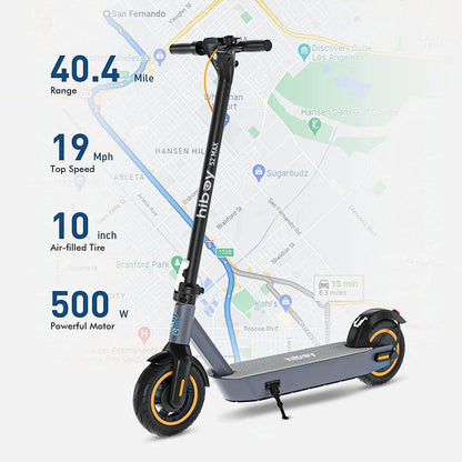Hiboy S2 MAX Electric Scooter with Cable Lock