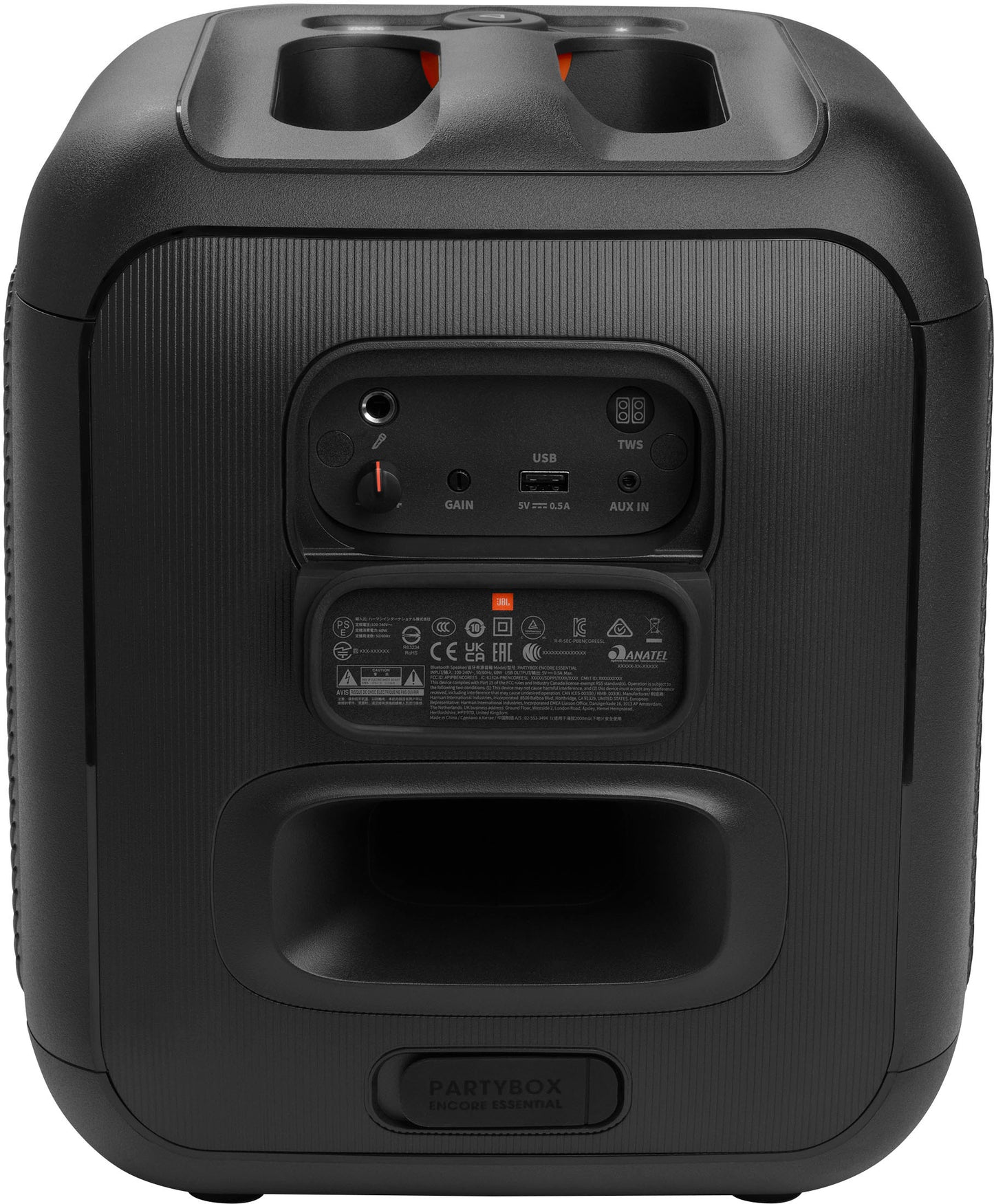 JBL - Partybox Encore Essential Portable Wireless Party Speaker - Black