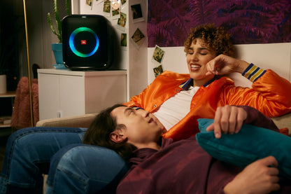 JBL - Partybox Encore Essential Portable Wireless Party Speaker - Black