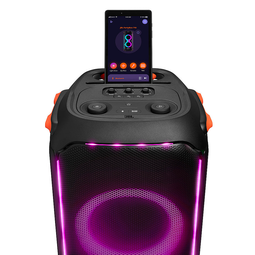 JBL - Party Box 710 Portable Party Speaker - Black