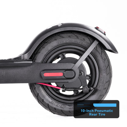 Hiboy Electric Scooter, 10" Tires,17 Miles Range, 430W Peak Motor, 19MPH Speed, Dual Brake System, Electric Scooter for Adults Commuting & Urban Travel