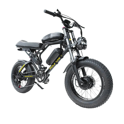 POLEEJIEK Electric Bike 3000W Dual Motors 48V 25.6Ah Battery