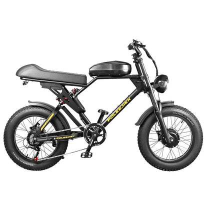 POLEEJIEK Electric Bike 3000W Dual Motors 48V 25.6Ah Battery