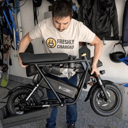 EMOVE RoadRunner SE Ultra Light-Weight Seated Electric Scooter Bike