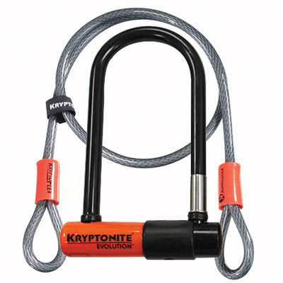 Kryptonite Evolution Mini 7 U-Lock & Flex Cable